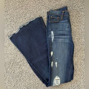 High Waisted Flare Denim Jeans